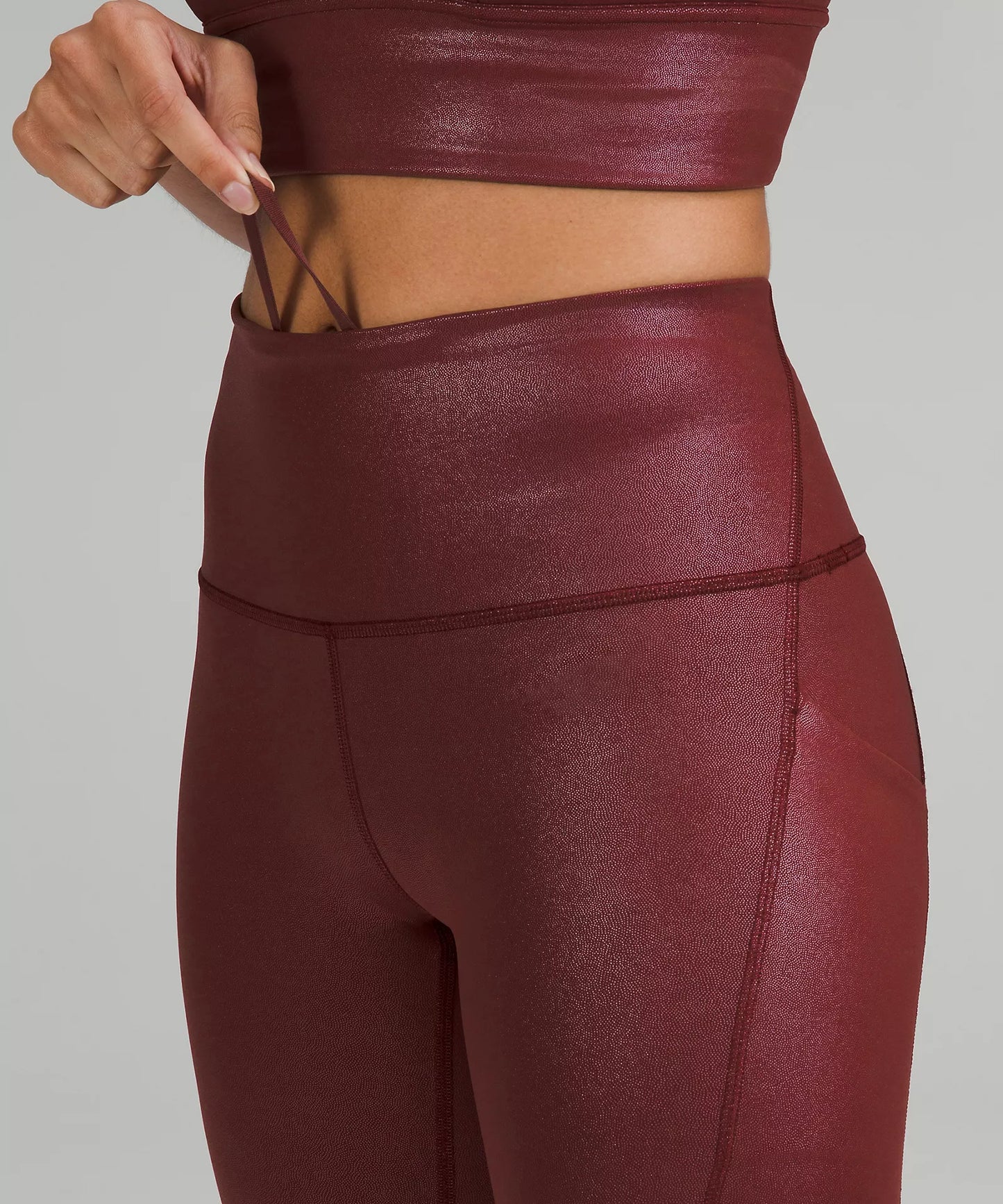 Wunder Train High-Rise Tight with Pockets 25" Foil